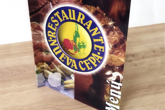 carta restaurante Nueva Cepa portada