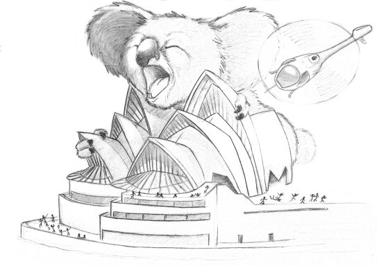 Ilustración Koala Kong